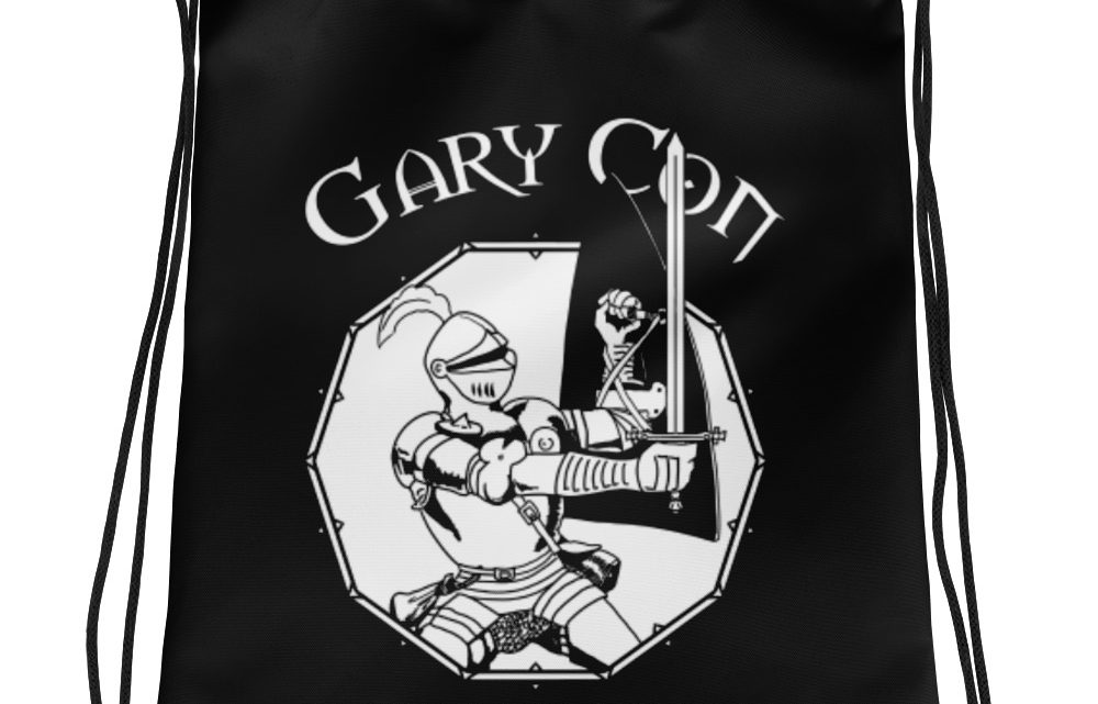 Gary Con Paladin Drawstring Bag